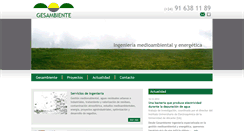 Desktop Screenshot of gesambiente.com